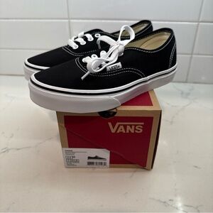 Vans Black and White Sneakers youth unisex shoes classic